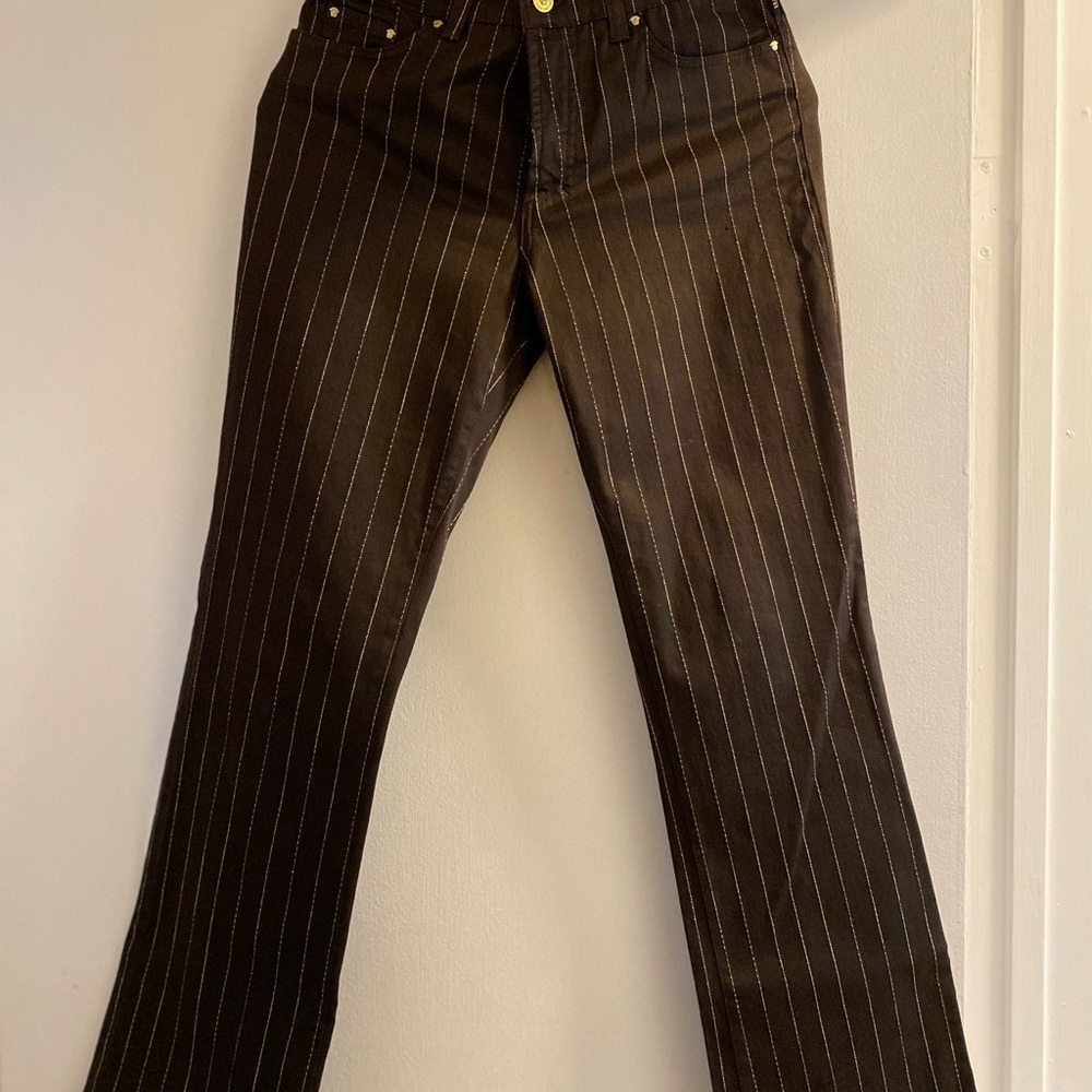 Versace Jeans Collection Brown Straight Leg Pants